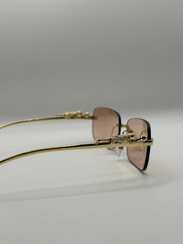 ZY BOSS GLASSES ROSE GOLDEN CHAMPAGNE NR.1