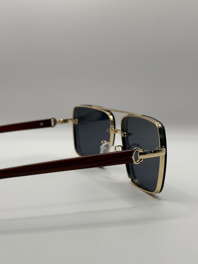 ZY WOOD GRADIENT GOLDEN BLACK
