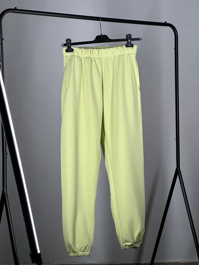 Брюки из чесаного хлопка ZY BOSS, светло-зеленые.