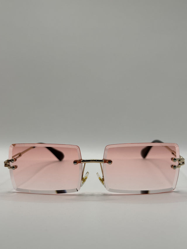 ZY BOSS GLASSES Rose Red/Gold NR.2