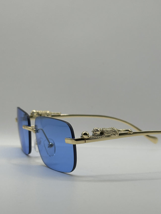 ZY BOSS GLASSES Gold/Blue NR.1